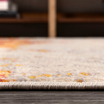 Sunset Modern Abstract Area Rug